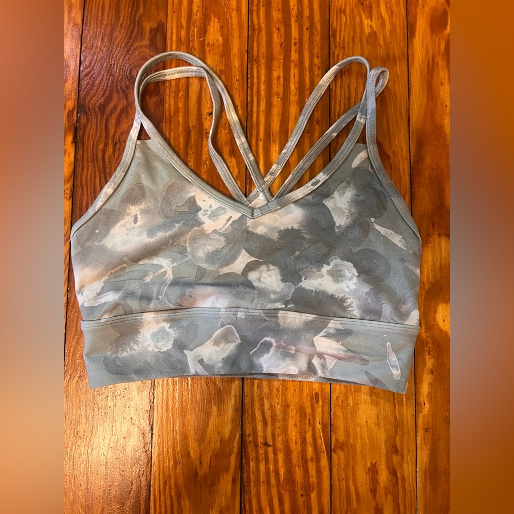 Marika Tek Balance Collection Sports Bra Yoga Workout Size Small Sage Grey